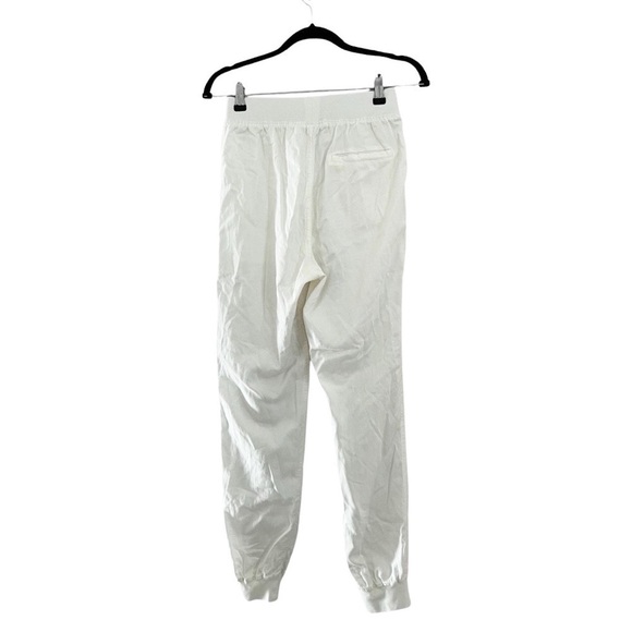 FAHERTY Pull-on Arlie Jogger Pants in White Sz S - Picture 4 of 6